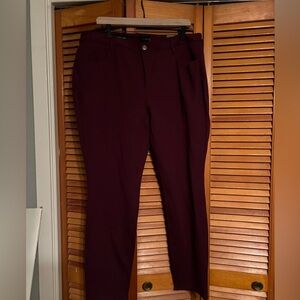 NWT Maroon Talbots jegging
